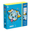 Picture of PLUS PLUS PUZZLE BY NUMBER PUPPY 500 PIECES